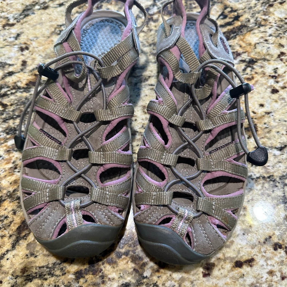 Keen Women's Sandals - Grey and Purple size 9 1/2